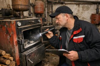 Ремонт дровяной котельной в частном доме